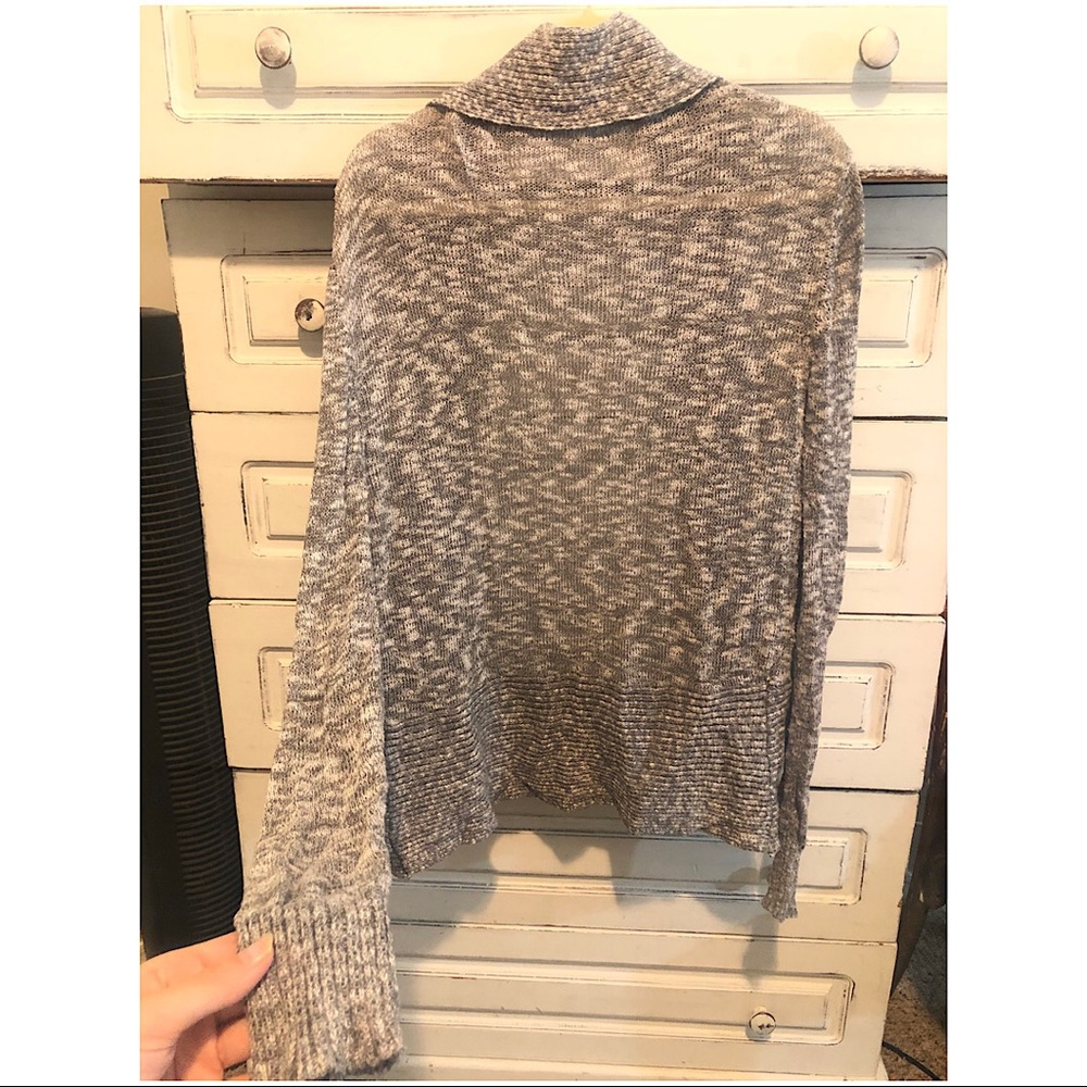 Partially Ribbed Cardigan - Picture 2 of 2